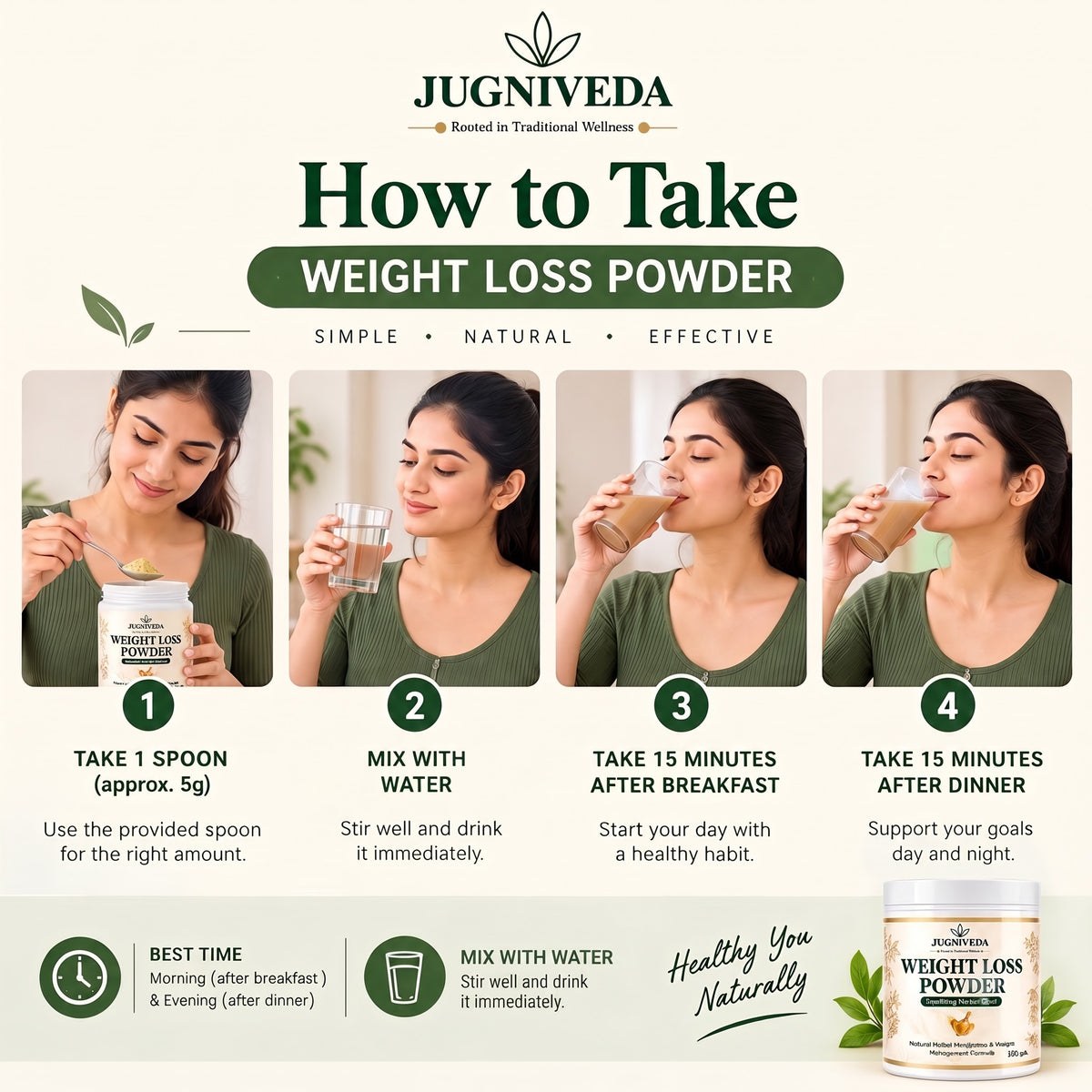 Weight Loss Powder - 100% Natural Supplement for Weight Loss